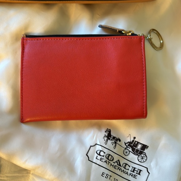Coach clutch with matching wallet - Picture 3 of 6